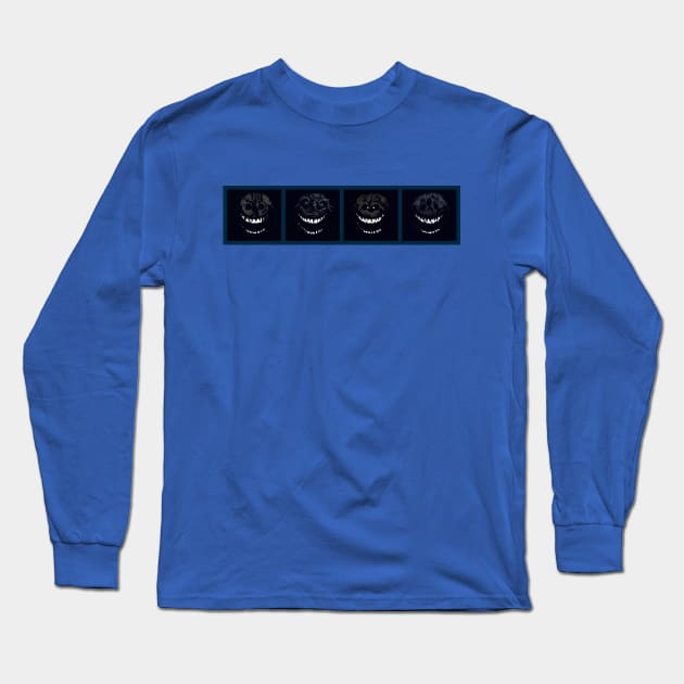 Four Faces of Rush - Roblox Doors Long Sleeve T-Shirt by Atomic City Art